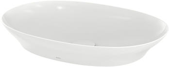 TOTO TOTO TL Aufsatzwaschtisch, ohne Hahnloch, ohne Überlauf, 600x420mm, Cefiontect, Linearceram, L4706E#XW - L4706E#XW