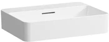 Laufen Laufen VAL Waschtisch-Schale, ohne Hahnloch, mit &Uuml;berlauf, 550x400mm, H812284, Farbe: Wei&szlig; - H8122840001091