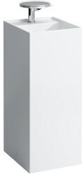 Laufen Laufen Kartell Waschtisch freistehend, 2 Hahnlöcher, ohne Überlauf, 375x435x900, Farbe: Schwarz Matt - H8113317168151