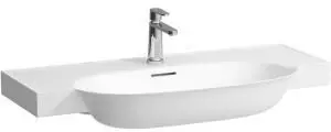 Laufen Laufen The New Classic Waschtisch, unterbauf&auml;hig, 3 Hahnl&ouml;cher, mit &Uuml;berlauf, 1000x480mm, H813857, Farbe: Wei&szlig; matt - H8138574001081