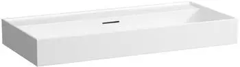 Laufen Laufen Kartell Aufsatzwaschtisch, ohne Hahnloch, mit &Uuml;berlauf, 1000x460mm, H816337, Farbe: Wei&szlig; Matt - H8163377571091