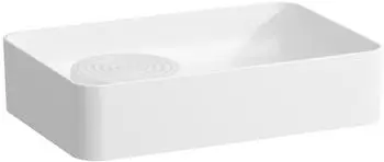 Laufen Laufen VAL Waschtisch-Schale, ohne Hahnloch, mit Überlauf, US geschl. 550x360mm, H812282, Farbe: Schwarz Matt - H8122827161091