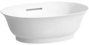 Laufen Laufen The New Classic Waschtisch-Schale, oval, ohne Hahnloch, mit &Uuml;berlauf, 450x310mm, H8128510, Farbe: Wei&szlig; mit LCC - H8128514001091