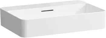 Laufen Laufen VAL Waschtisch-Schale, ohne Hahnloch, mit Überlauf, 600x400mm, H812285, Farbe: Weiß mit LCC - H8122854001091