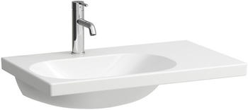 Laufen Laufen Lua Waschtisch, 1 Hahnloch, ohne &Uuml;berlauf, 750x460mm, Ablage rechts, H817086, Farbe: Wei&szlig; - H8170860001111