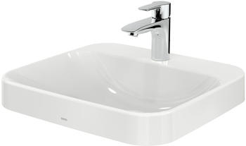 TOTO TOTO LF Möbelwaschtisch, 1 Hahnloch, mit Überlauf, 500x460mm, Cefiontect, L5615CE - L5615CE