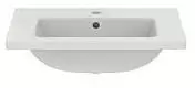 Ideal Standard Ideal Standard i.life S Möbel Waschtisch, 1 Hahnloch, 610mm, T4590, Farbe: Weiß mit Ideal Plus - T4590MA