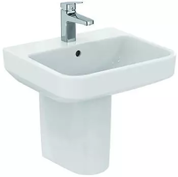 Ideal Standard Ideal Standard i.life B Waschtisch, mit Hahnloch und &Uuml;berlauf, 500mm, T4609MA, Farbe: Wei&szlig; - T460901