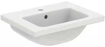 Ideal Standard Ideal Standard i.life S Möbel Waschtisch, 1 Hahnloch, 510mm, T4591, Farbe: Weiß - T459101