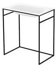 Bette Bette Lux Shape Waschtisch-Gestell für Einbau-Waschtisch, Q012 1000x495x890mm, Farbe: Schwarz Feinstruktur matt - Q012-815