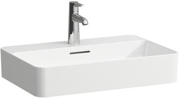 Laufen Laufen VAL Waschtisch-Schale, 3 Hahnl&ouml;cher, ohne &Uuml;berlauf, 600x400mm, H812285, Farbe: Schwarz Matt - H8122857161581