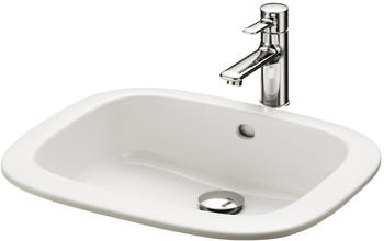 TOTO TOTO Einbauwaschtisch, eckig, ohne Hahnloch, mit Überlauf, 530x450mm, Cefiontect, LW763Y - LW763Y