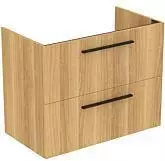 Ideal Standard Ideal Standard i.life A Möbelpaket i.life A m. Waschtisch 80cm, u. Schrank, Griff chrom, K8743, Farbe: Eiche Natur - K8743NX