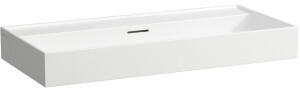 Laufen Laufen Kartell Waschtisch unterbauf&auml;hig, ohne Hahnloch, mit &Uuml;berlauf, 1000x460mm, H810337, Farbe: Wei&szlig; Matt - H8103377571091