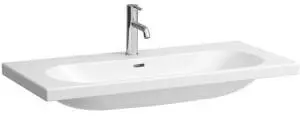 Laufen Laufen Lua Waschtisch, 2 Hahnl&ouml;cher, mit &Uuml;berlauf, 1000x460mm, H810089, Farbe: Wei&szlig; - H8100890001071