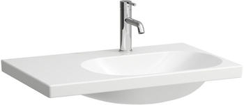Laufen Laufen Lua Waschtisch, 1 Hahnloch, ohne &Uuml;berlauf, 750x460mm, Ablage links, H817085, Farbe: Wei&szlig; mit LCC - H8170854001111