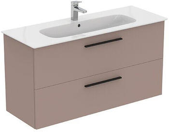 Ideal Standard Ideal Standard i.life A M&ouml;belpaket m. Waschtisch 120cm, u. Schrank, Griff schwarz, K8748, Farbe: Greige - K8748NH