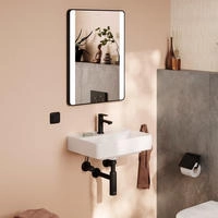 hansgrohe Xanuia Q Handwaschbecken 500/390 mit Hahnloch ohne &Uuml;berlauf,...