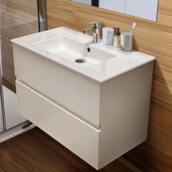 Ideal Standard Eurovit Plus Waschtisch mit Unterschrank hochglanz 60cm weiß – Ideal Standard Eurovit Plus Waschtisch mit Unterschrank hochglanz 60cm weiß - Eleganz trifft Funktionalität