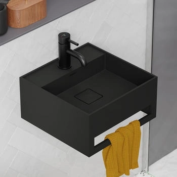 Steinberg 443 Wandwaschtisch 40 schwarz matt (443 7250 S)