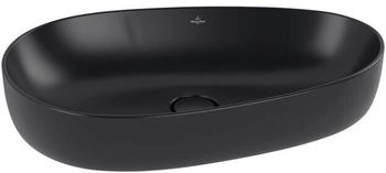 Villeroy & Boch Antao ohne Hahnlochbohrung ohne Überlauf 65x40cm Pure Black 4A7465R7 Villeroy & Boch Antao ohne Hahnlochbohrung ohne Überlauf 65x40cm Pure Black 4A7465R7