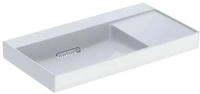 Geberit ONE Waschtisch 90 cm, Abgang horizontal, ohne Hahnloch, ohne &Uuml;berlauf,