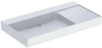 Geberit One mit horizontalem Ablauf rechteckig Ablagefl&auml;che rechts 90x48cm mit KeraTect 505042001