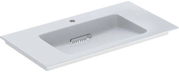 Geberit Schrankwaschtisch One mit horizontalem Ablauf 90x48cm mit KeraTect 505006001