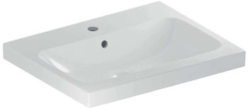 Geberit Wandwaschtisch iCon Light mittig rechteckig Hahnlochposition mittig 60x48cm mit KeraTect 501834002