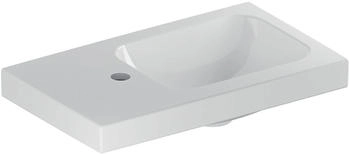 Geberit iCon Light rechteckig Hahnlochposition links Ablagefl&auml;che links mittig 53x31cm wei&szlig; matt 501833JT1