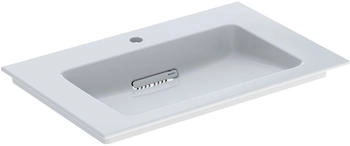 Geberit Schrankwaschtisch One mit horizontalem Ablauf 75x48cm mit KeraTect 505004001