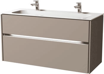 Sanipa Twiga 119x50x61cm Sandgrau-Matt mit Beleuchtung SL27467
