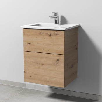 Sanipa 3way 46,5x40,1x59,1cm Eiche-Natural-Touch mittig SM32085