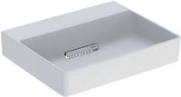 Geberit One Aufsatzwaschtisch, Abgang Horizontal, Wei&szlig; Matt,