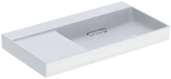 Geberit One mit horizontalem Ablauf rechteckig Ablagefl&auml;che links 90x48cm mit KeraTect 505044001