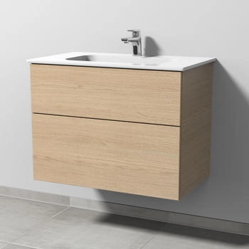 Sanipa 3way 77x46x58,2cm Eiche-Nordic mittig SM48048
