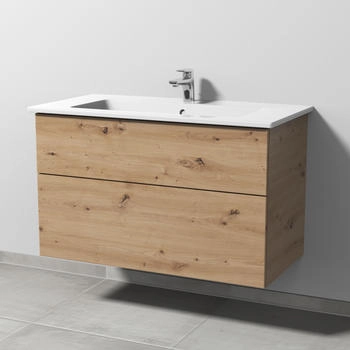 Sanipa 3way 95,5x47,7x59,1cm Eiche-Natural-Touch mittig SM32485