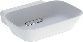 Geberit Aufsatzwaschtisch Schalenform One mit horizontalem Ablauf rechteckig 50x42,5cm 505052001 Geberit Aufsatzwaschtisch Schalenform One mit horizontalem Ablauf rechteckig 50x42,5cm 505052001
