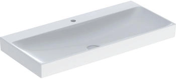Geberit One rechteckig Hahnlochposition mittig 105x48cm mit KeraTect 505020014