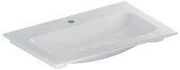 Geberit iCon M&ouml;belwaschtisch 75 cm mit Hahnloch mittig, ohne &Uuml;berlauf, Badkeramik,