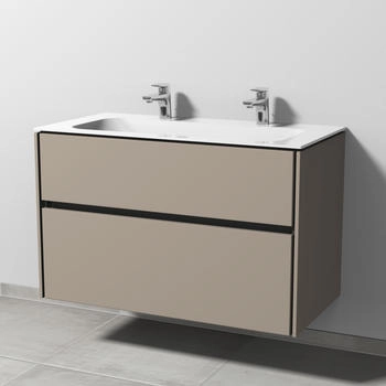 Sanipa Twiga 99x50x61cm Sandgrau-Matt ohne Beleuchtung SL26267