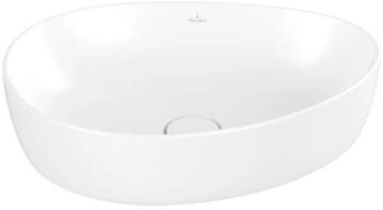 Villeroy & Boch Antao ohne Hahnlochbohrung ohne Überlauf 51x40cm Stone White 4A7351RW Villeroy & Boch Antao ohne Hahnlochbohrung ohne Überlauf 51x40cm Stone White 4A7351RW