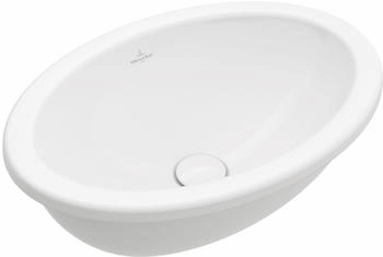 Villeroy & Boch Loop & Friends mit Überlauf ohne Hahnlochbohrung Ø57x20,5cm 4A620001 Villeroy & Boch Loop & Friends mit Überlauf ohne Hahnlochbohrung Ø57x20,5cm 4A620001