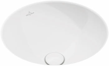 Villeroy & Boch Loop & Friends mit Überlauf ohne Hahnlochbohrung Ø45x21cm Weiß Alpin 4A5200R1 Villeroy & Boch Loop & Friends mit Überlauf ohne Hahnlochbohrung Ø45x21cm Weiß Alpin 4A5200R1