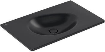 Villeroy & Boch Antao rechteckig ohne Hahnlochbohrung ohne Überlauf 80x50cm Pure Black 4A7583R7 Villeroy & Boch Antao rechteckig ohne Hahnlochbohrung ohne Überlauf 80x50cm Pure Black 4A7583R7