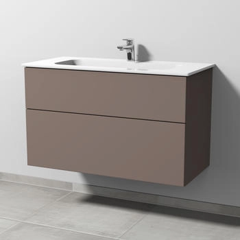 Sanipa 3way 97x46x58,2cm Taupe-Matt mittig SP4811T