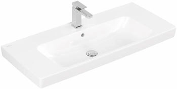 Villeroy & Boch Architectura 1000x460mm Rechteck Becken mittig 1HL. Weiß Alpin 4A87A501