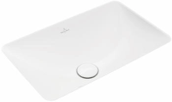 Villeroy & Boch Loop & Friends mit Überlauf ohne Hahnlochbohrung 67,5x45cm Stone White 4A5800RW Villeroy & Boch Loop & Friends mit Überlauf ohne Hahnlochbohrung 67,5x45cm Stone White 4A5800RW