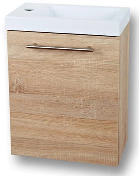 Sanotechnik Waschtisch Fantasy 40 cm Eiche mit Softclose-System Sanotechnik Waschtisch Fantasy 40 cm Eiche mit Softclose-System