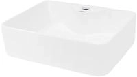 LuxeBath ECD Germany Aufsatzwaschbecken Keramik Wei&szlig; 480 &times; 380 &times; 140 mm &ndash;...